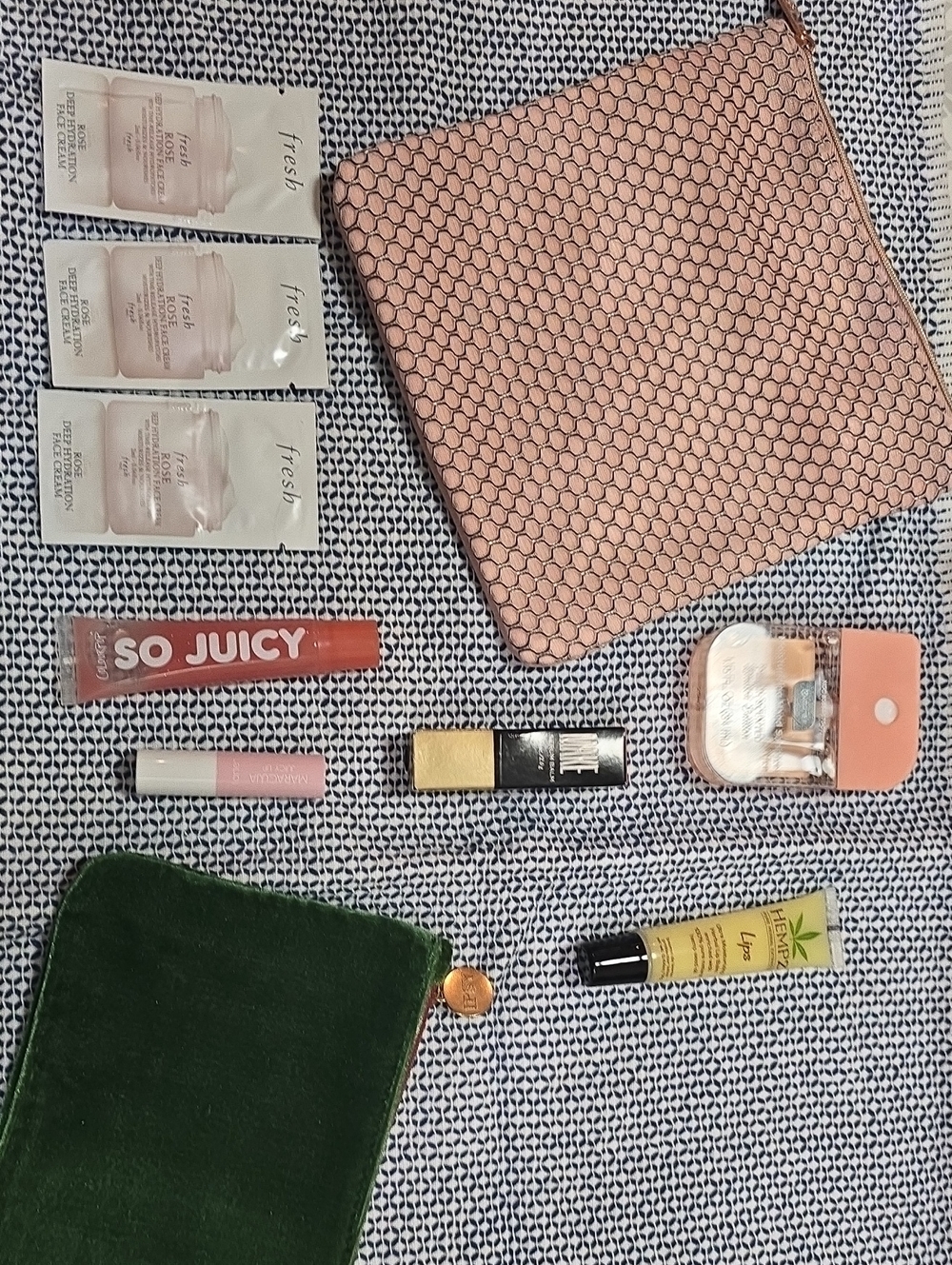 Pink and Peach 'So Juicy' Lip Gloss Trio with Samples